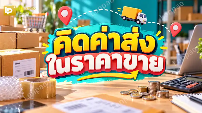 คิดค่าส่งในราคาขาย