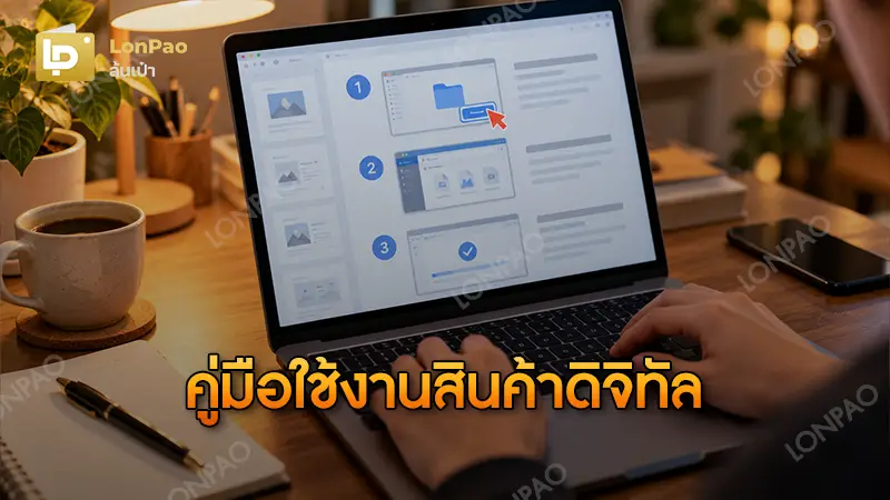 คู่มือใช้งานสินค้าดิจิทัล
