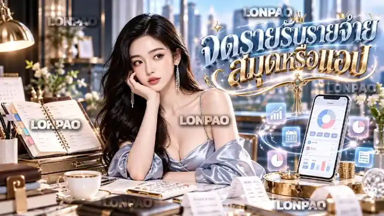 จดรายรับรายจ่าย สมุดหรือแอป