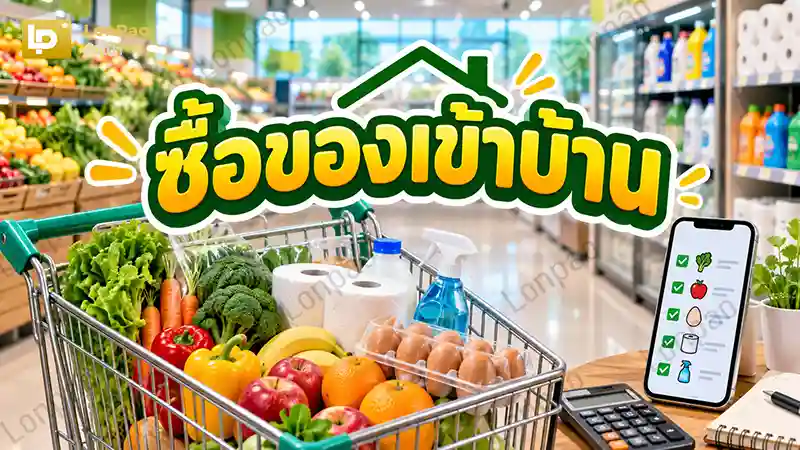 ซื้อของเข้าบ้าน