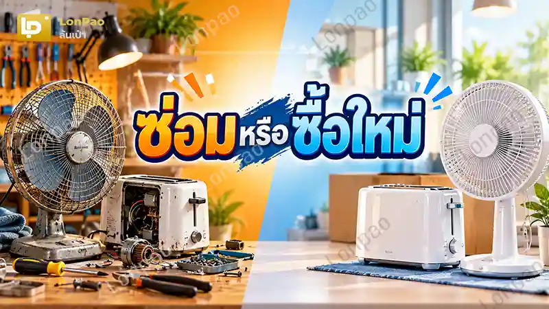 ซ่อมหรือซื้อใหม่