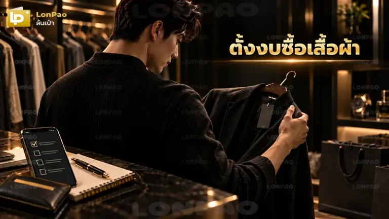 ตั้งงบซื้อเสื้อผ้า