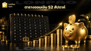 ตารางออมเงิน 52 สัปดาห์