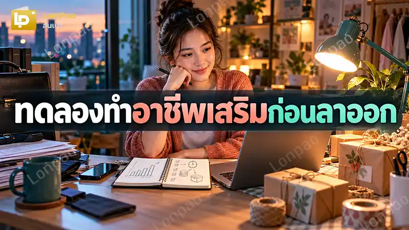ทดลองทำอาชีพเสริมก่อนลาออก