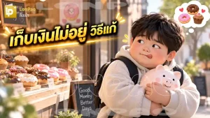 เก็บเงินไม่อยู่ วิธีแก้