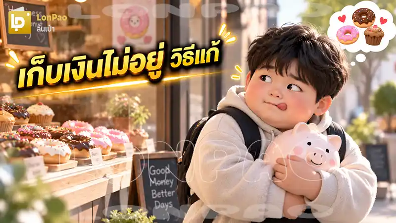 เก็บเงินไม่อยู่ วิธีแก้