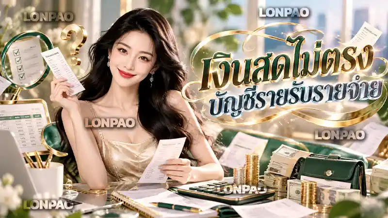 เงินสดไม่ตรงบัญชีรายรับรายจ่าย