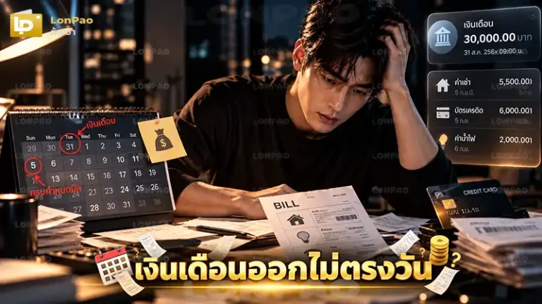 เงินเดือนออกไม่ตรงวัน