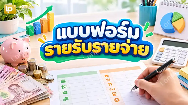 แบบฟอร์มรายรับรายจ่าย