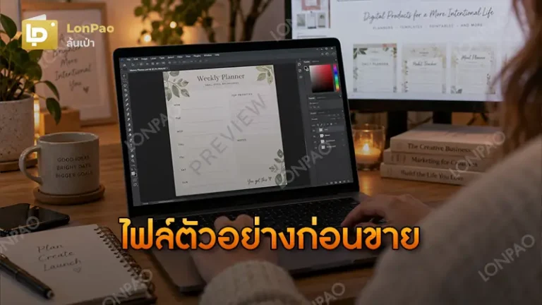 ไฟล์ตัวอย่างก่อนขาย