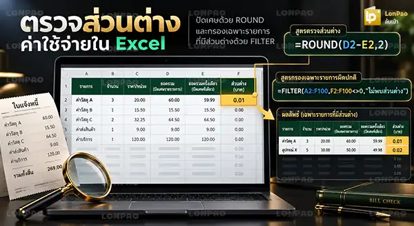 round ราคาขาย excel