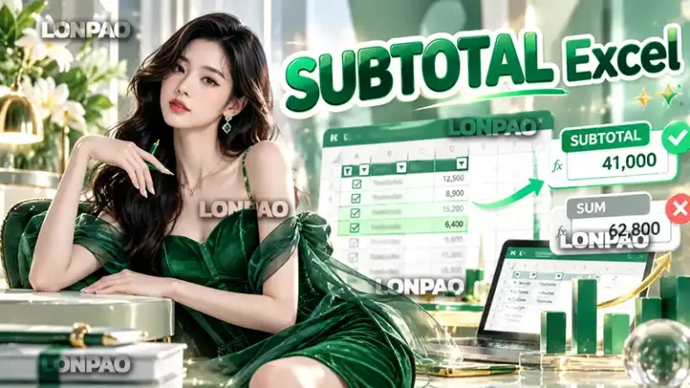 subtotal excel