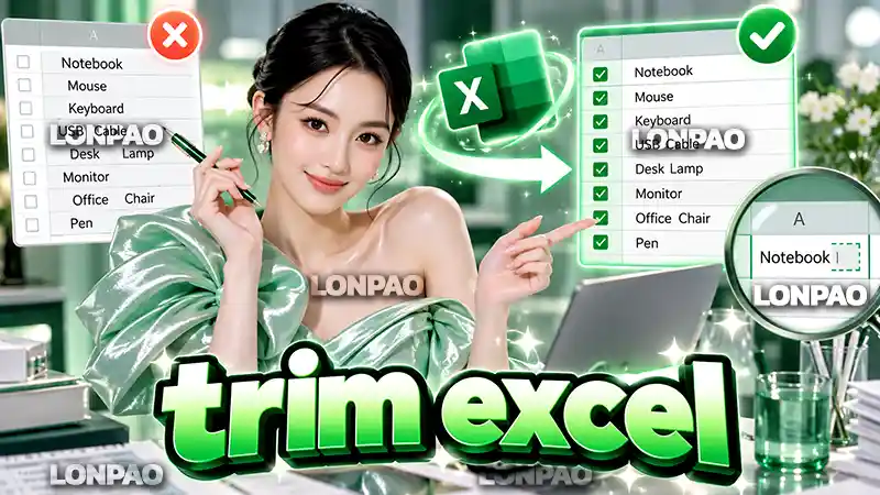 trim excel