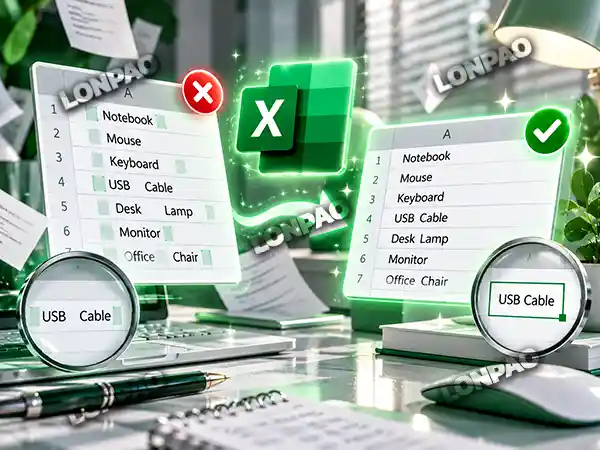 trim excel