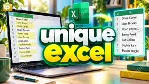 unique excel