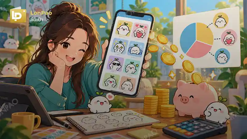 ขายสติกเกอร์ไลน์