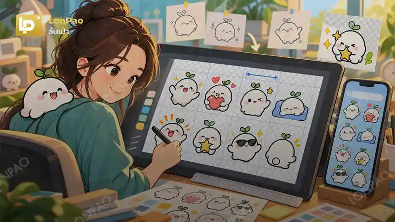 ขายสติกเกอร์ไลน์