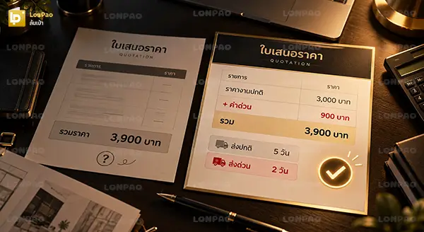 คิดราคางานด่วน
