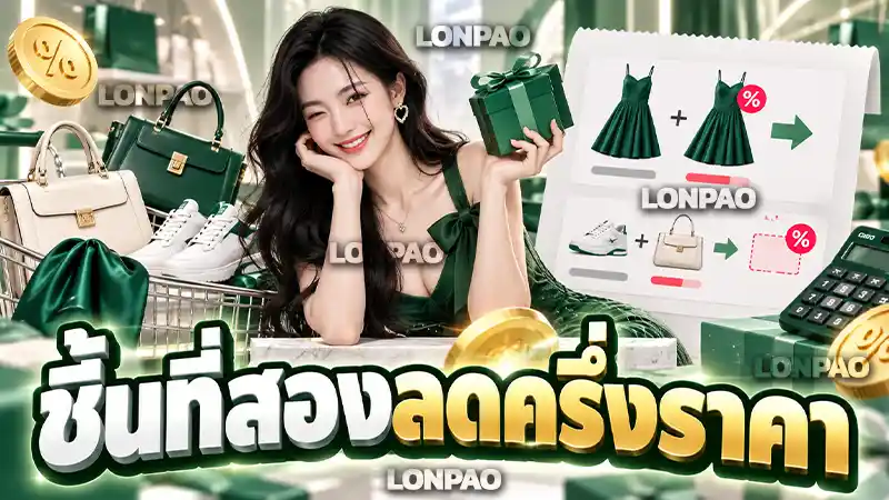 ชิ้นที่สองลดครึ่งราคา