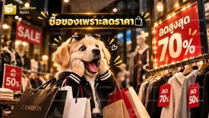 ซื้อของเพราะลดราคา