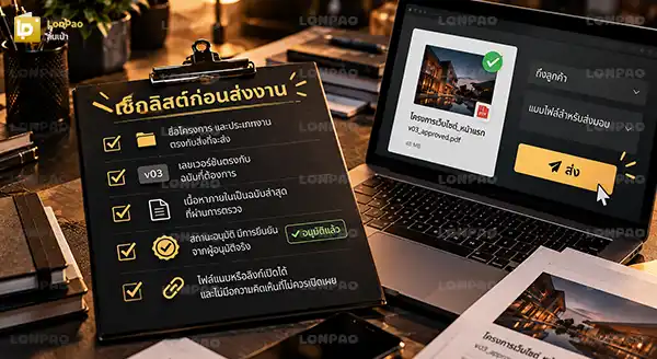 ตั้งชื่อเวอร์ชันไฟล์งาน