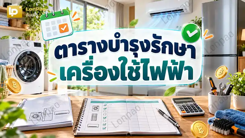 ตารางบำรุงรักษาเครื่องใช้ไฟฟ้า