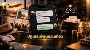 ปฏิเสธเพื่อนชวนเที่ยว