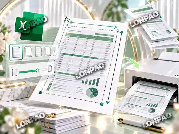 ปริ้น excel ให้พอดี a4