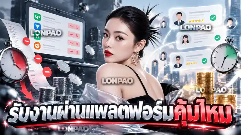 รับงานผ่านแพลตฟอร์มคุ้มไหม