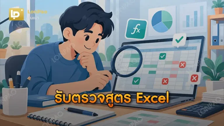 รับตรวจสูตร Excel
