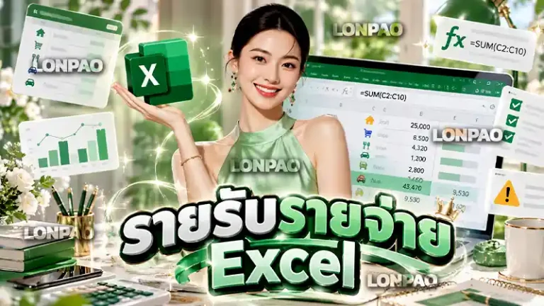 รายรับรายจ่าย excel