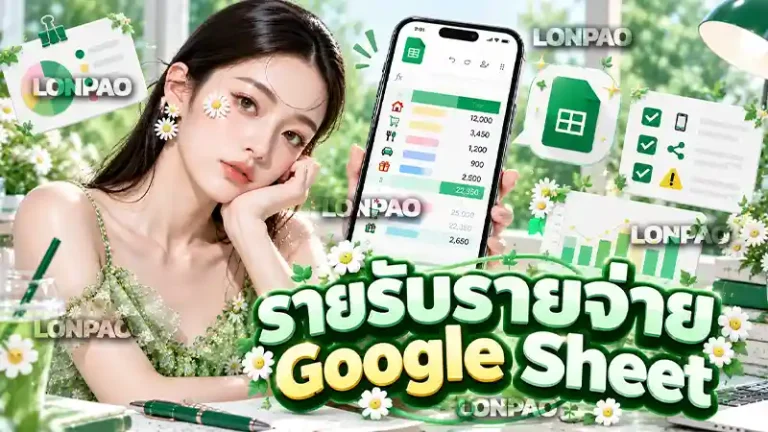 รายรับรายจ่าย google sheet