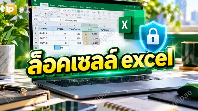 ล็อคเซลล์ excel
