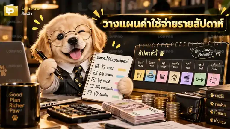 วางแผนค่าใช้จ่ายรายสัปดาห์