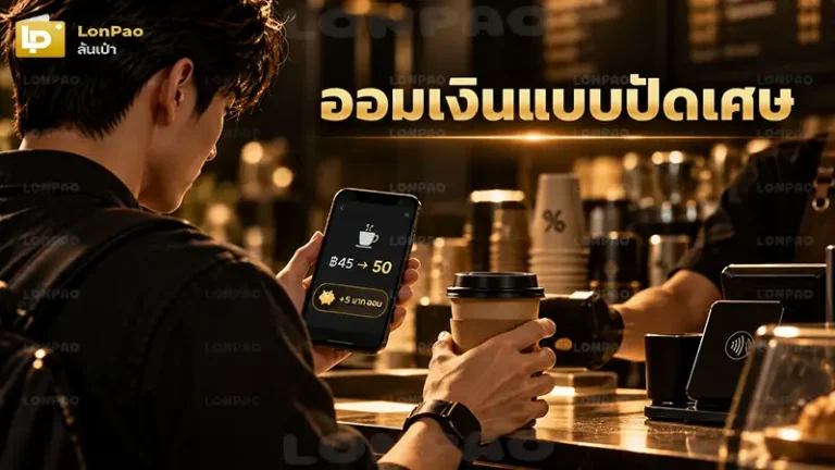 ออมเงินแบบปัดเศษ
