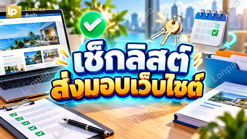 เช็กลิสต์ส่งมอบเว็บไซต์