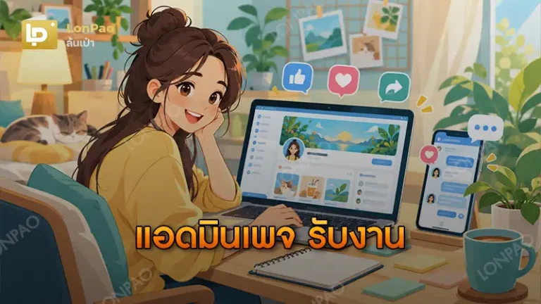 แอดมินเพจ รับงาน